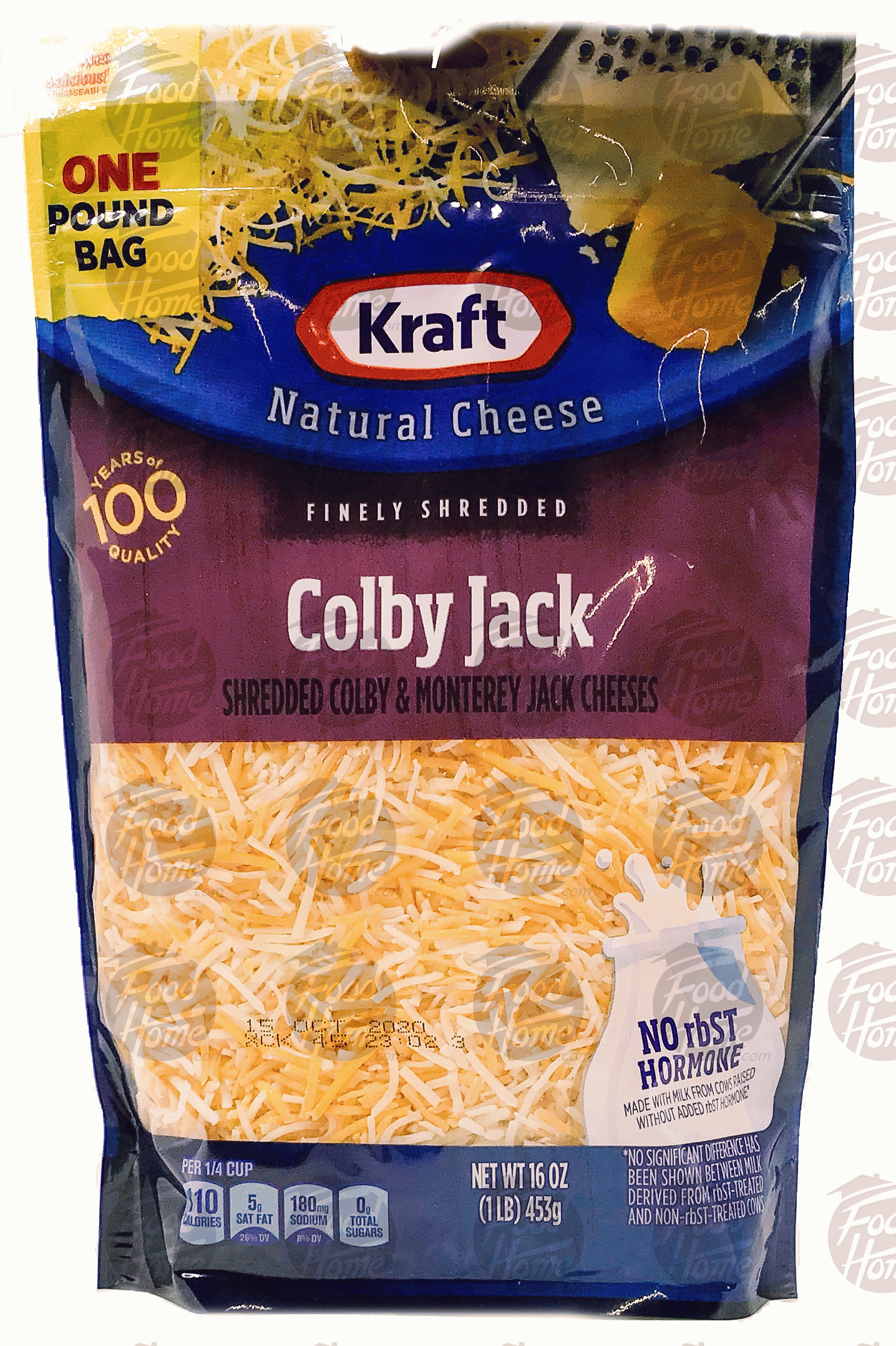 Kraft  finely shredded colby jack cheese, resealable bag Full-Size Picture